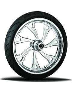RC Components Chrome Patriot Ranger 21" Wheel Tire & Rotors 08-16 FLH/T Dual Disc 118C