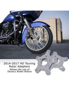 RC Components Z359-C Chrome Enforcer Brake Rotor Adapter 14-21 for Harley FLH