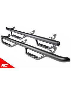 Rough Country RCJ1866 Nerf Bar Hoop Steps Rails for 2018-Up Jeep Wrangler JL 4DR