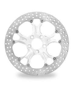 Performance Machine PM Recon Polished Front 13" Brake Rotor Harley 00-16