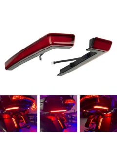Hogworkz Lumipro Red LED Slide Markers for Harley 14-24 OEM King Tour Pack