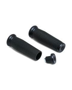 Kuryakyn 5949 Satin Black 1" Thresher Open End Grips Universal Fit
