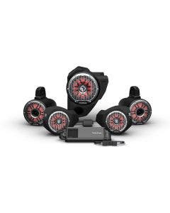 Rockford Fosgate Ride Command 3-Way 1500w Front Rear Horn Color Optix Speaker Subwoofer