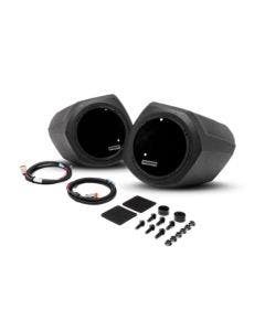 Rockford Fosgate RFGNRL-FSE Front Enclosures & M0-65 Speaker 16-19 Polaris GNL