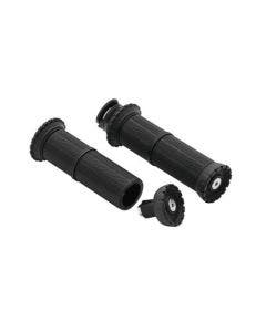 Kuryakyn 3589 Black Riot Cast Aluminum Handlebar Grips 15-19 Indian Scout