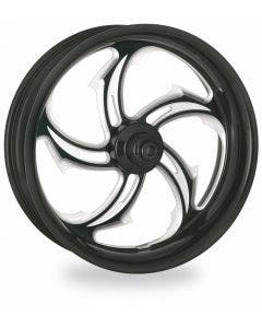 Performance Machine PM Forged Rival Black Contrast Platinum Motorcycle Wheel Tire Packages
