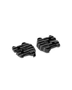 Arlen Ness 18-263 Black 10-Gauge Rocker Box Top Covers M8 Harley FLH/T Softail