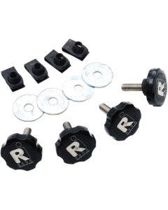 Reda Saddlebag Staineless Lock Kit Dzus Fastener Knobs Clips Replacement Kit Harley 93-18
