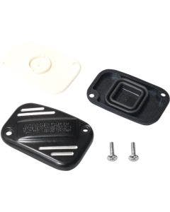 Drag Black Front Brake Master Cylinder Cover with Gasket Harley Softail 15-Up
