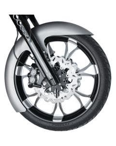 Russ Wernimont RWD 19" Front Wrapper Fender 6" W LS-3 Flared Harley FLH/T 14-20