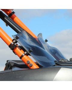 Klock Werks UTV Dark Smoke Flare Half Windshield for Polaris Razor RZR Models
