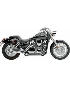 Buy Cobra 1230 Chrome Speedster Swept Exhaust Header Pipes 04-09 Honda VTX1300C shadow full system loud pipes from Eastern Performance Cycles. Great prices and free shipping!