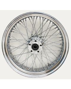 Ultima 36-970 Chrome 60 Spoke Rear Wheel w/ Billet Hub 18”x 5.50” 1" Axle