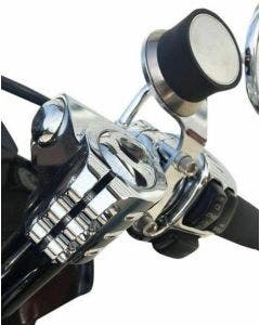 Klock Werks KW05-01-0380-RC Chrome Device Mount Switch Housing Harley 96-Up