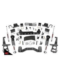 Rough Country 6" Lift Kit N3 Loaded Struts 15-19 Ford F150 4WD Suspension 55731