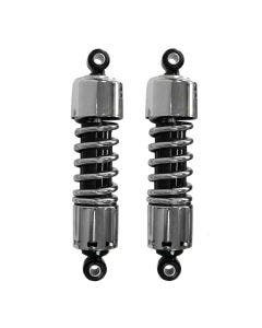 Mid USA 29038 Chrome Premium 13" Shocks Harley Big Twin Sportster XL 79-03