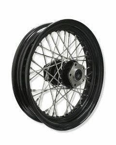 Front 16x3 40 Spoke Black Rim Hub Wheel Harley FLST Softail Heritage Fatboy