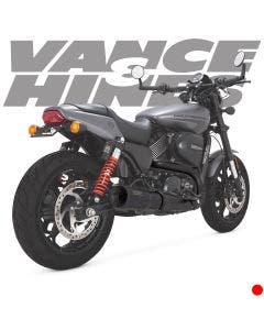 Buy Vance & Hines 47943 Black Hi Output 4" Slip-Ons Mufflers 15-19 Harley Street 750 18011233 47943 1801-1233 from Eastern Performance Cycles. Great prices and free shipping!