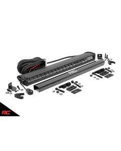 Rough Country Black Series 20" CREE LED DRL Single Row Light Bar 70720BL
