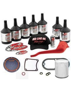 Complete Red Line Primary Oil Kit w/ Gaskets Harley Twin Cam 5 Speed 99-06