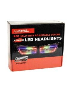Metra Extreme RGB LED Headlight Bluetooth Controlled Polaris RZR 14-Up