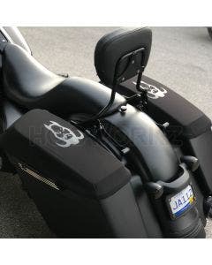 Hogworkz Black Harley Davidson Touring Water Resistant Saddlebag Lid Covers