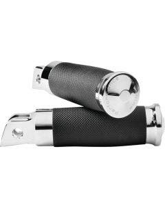 Performance Machine Chrome Contour Rider Footpegs Harley M8 Softail 18-20