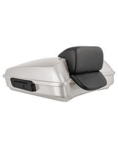 Hogworkz Sand Dune Razor Tour Pack Slim Backrest Black Hardware for Harley® FLH '97-'24