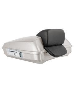 Hogworkz Sand Dune Razor Tour Pack Slim Backrest Chrome Hardware for Harley FLH '97-'24