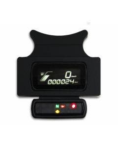 Wild 1 One WO540B Satin Black Gauge Relocation Mount 18-22 Harley FXBB & FXBR/S