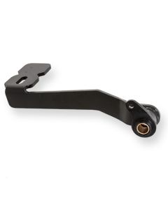 SoftBrake Matte Black Plain Extended Comfort Brake Lever for Harley 08-13 Touring Models
