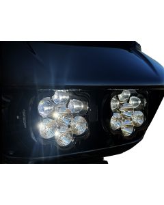 Custom Dynamics SD2-RG-WW Shark Demon 2 LED Headlights Harley Road Glide FLTR 15-23