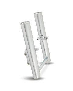Arlen Ness Chrome Dual Disc Smooth "Hot Leg" Fork Legs for 24-Up Harley Touring