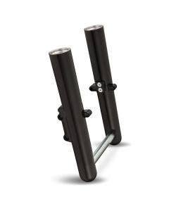 Arlen Ness Black Dual Disc Smooth "Hot Leg" Fork Legs for 24-Up Harley Touring