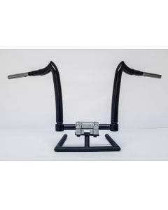 KST Kustom Spearhead 10" Black Vanguard Handlebars Bars Harley FLTR FLHR 1.25"