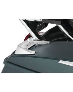 Kuryakyn 7066 Chrome Speedform Saddlebag Lid Spoilers 14-19 Harley Touring