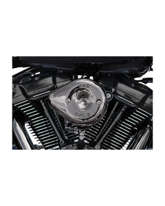 S&S Cycle Lava Chrome Mini Teardrop Stealth Air Cleaner Kit 4 Harley 17-23 M8