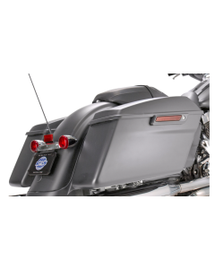 S&S Cycle Chrome MK45 4.5" Slip On Mufflers W/ Black Tracer Tips Harley 17-23