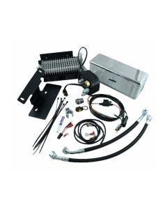 UltraCool RF-2SS Stainless Steel Oil Cooler Kit 09-16 Harley-Davidson Touring