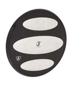 Arlen Ness Scalloped Black Billet Stage 2 Air Cleaner Outer Cover Big Sucker