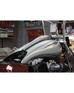 Paul Yaffe Bagger Nation Stretched Razor Back 6.5 Gallon Gas Tank Harley 10-19