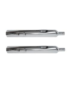 Jones Exhaust JPT430MC134 Full Boar Straight Cut Slip-On Mufflers 1.75" Baffle 95-16 FLH