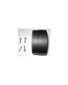 D&D Black Powder 4" Interchangeable Muffler End Cap Straight Cut e/a 17-23 FLH/T