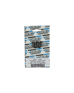Drag Specialties Black Smooth Clutch Cover Bolt Kit 4 Harley M8 Models