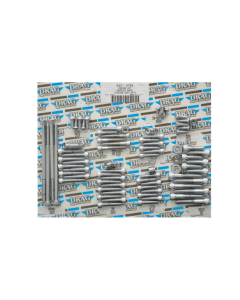 Drag Specialties Chrome Knurled Complete Motor Bolt Kit 4 Harley Big Twin FL