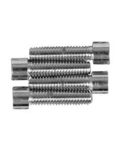 Drag Specialties Chrome Smooth Handlebar Clamp 1-1/4" Bolt Kit 4 Harley Twin Cam