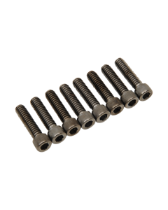 Drag Specialties Black Knurled Lifter Block Bolt Kit 4 Harley M8 Models