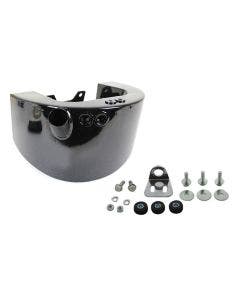 V-Twin Oil Tank Black Wrap Around with Mount Kit Harley Softail FXST 00-17