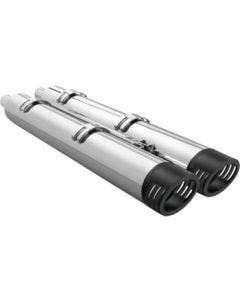 Freedom Performance Exhaust 4" Slip-On Chrome w/ Racing Tips Indian Touring
