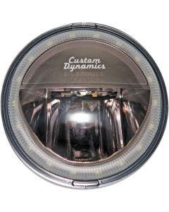 Custom Dynamics Chrome LED HALO 4.5" LED Auxiliary Passing Lamps 94-17